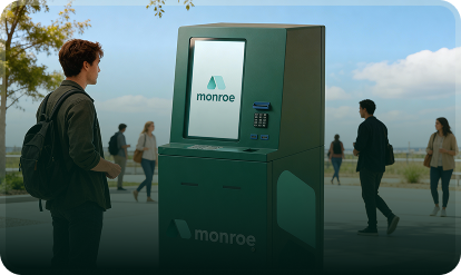 Outdoor ATM interior